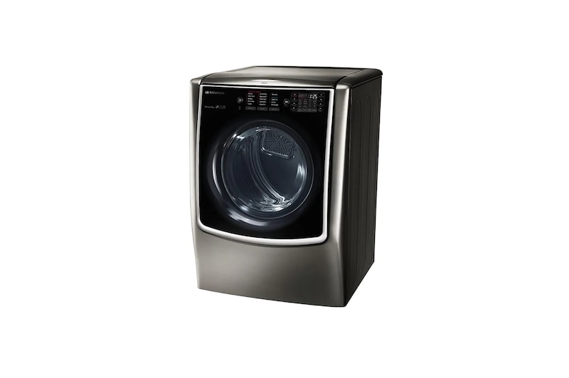 LG 9.0 pᶟ |Secadora a Eléctrica |Carga frontral| Vapor| Acero Inoxidable Negro | ThinQ™, DLEX9500K