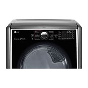 LG 7.4cu.ft Secadora Gas de Carga Frontal con Vapor & SmartThinQ(Wi-Fi), Color Acero, DLGX5001V