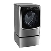LG 7.4cu.ft Secadora Gas de Carga Frontal con Vapor & SmartThinQ(Wi-Fi), Color Acero, DLGX5001V