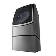 LG 7.4cu.ft Secadora Gas de Carga Frontal con Vapor & SmartThinQ(Wi-Fi), Color Acero, DLGX5001V