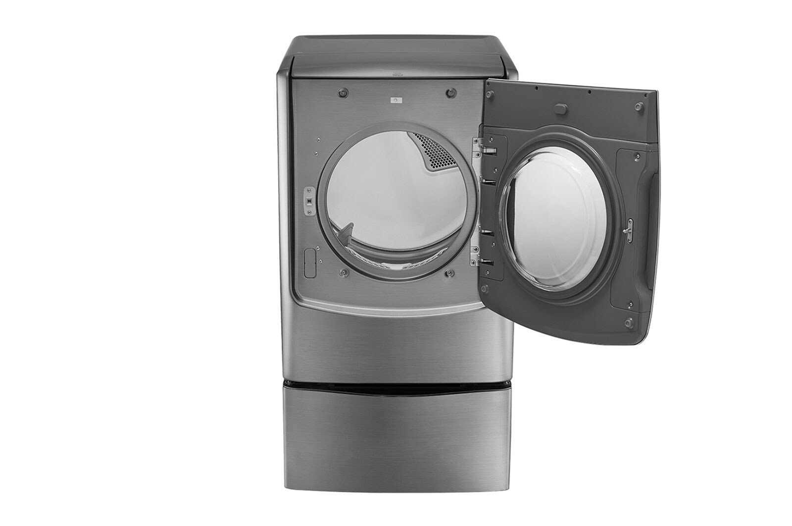 LG 7.4cu.ft Secadora Gas de Carga Frontal con Vapor & SmartThinQ(Wi-Fi), Color Acero, DLGX5001V