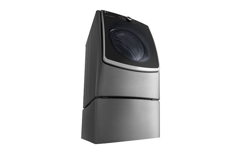LG 7.4cu.ft Secadora Gas de Carga Frontal con Vapor & SmartThinQ(Wi-Fi), Color Acero, DLGX5001V