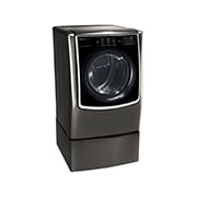 LG 9.0 pᶟ |Secadora a Gas |Carga frontral| Vapor| Acero Inoxidable Negro | ThinQ™, DLGX9501K