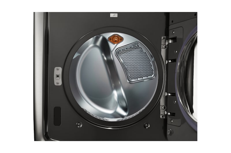 LG 9.0 pᶟ |Secadora a Gas |Carga frontral| Vapor| Acero Inoxidable Negro | ThinQ™, DLGX9501K