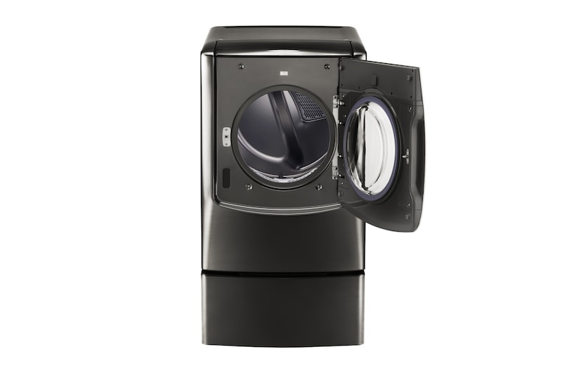 LG 9.0 pᶟ |Secadora a Gas |Carga frontral| Vapor| Acero Inoxidable Negro | ThinQ™, DLGX9501K