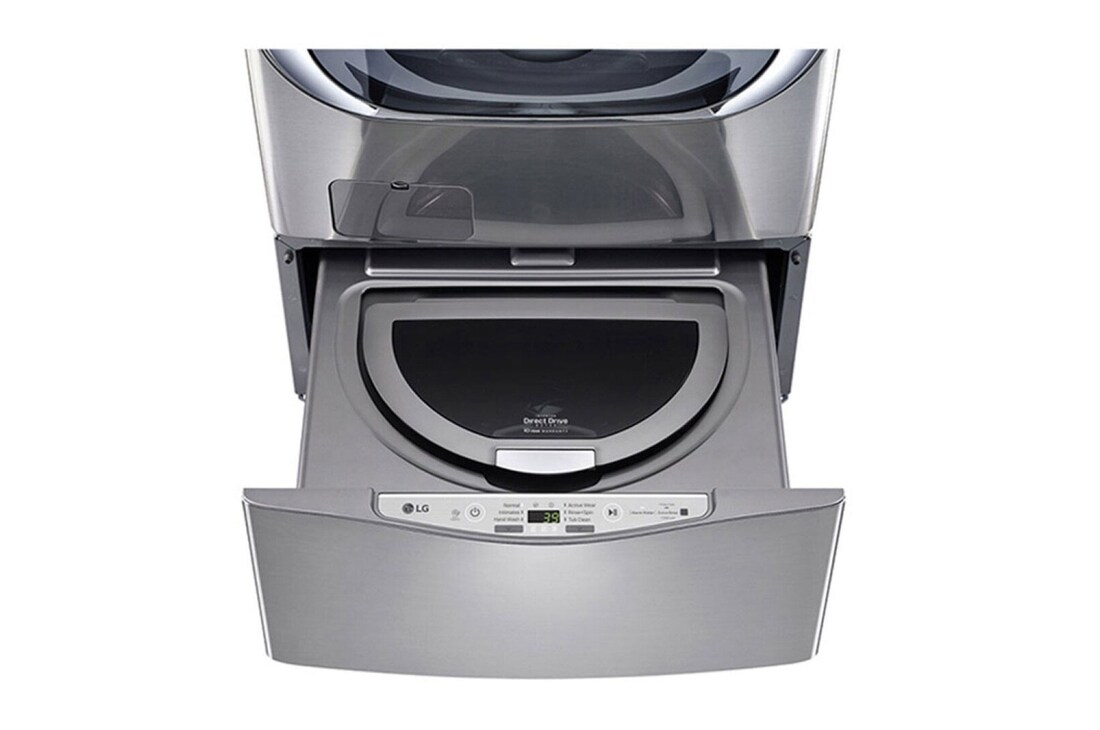 LG 3.5kg Lavadora TWINWash™ Mini, 3Motion, Smart Diagnosis, color  Acero, WD100CV