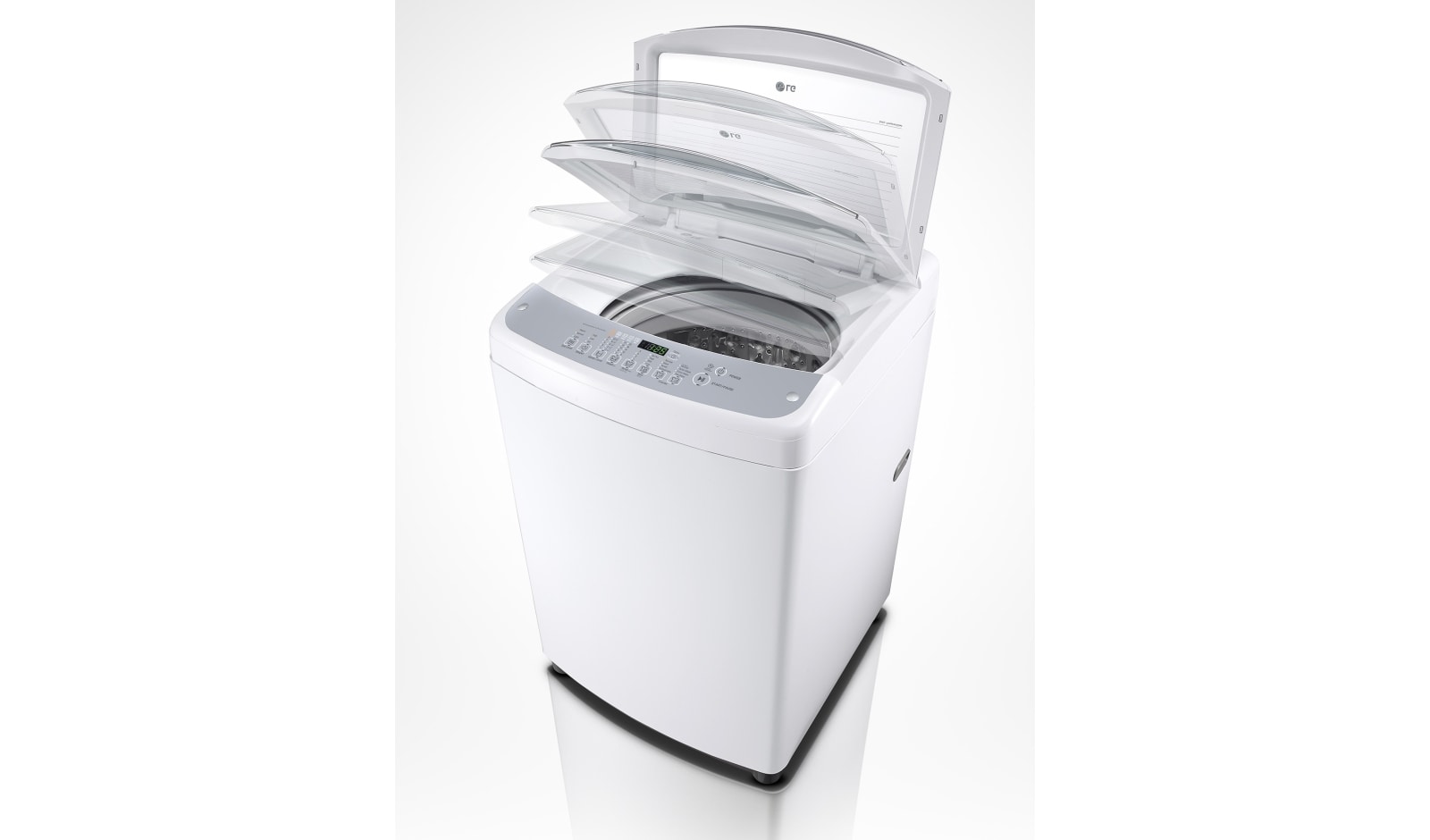 LG Lavadora Carga Superior, TurboDrum™, 17kg/ 37lbs, Color Blanco, WFS1719ET