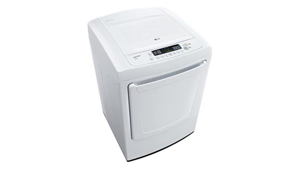 LG Secadora de Gas de carga frontal con capacidad ultra amplia de 7,3 pies cúbicos (20kgs) y con diseño de control delantero distintivo y moderno, DLG1002W