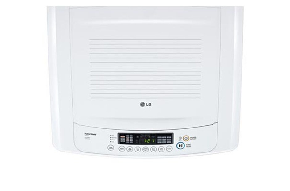LG Secadora de Gas de carga frontal con capacidad ultra amplia de 7,3 pies cúbicos (20kgs) y con diseño de control delantero distintivo y moderno, DLG1002W