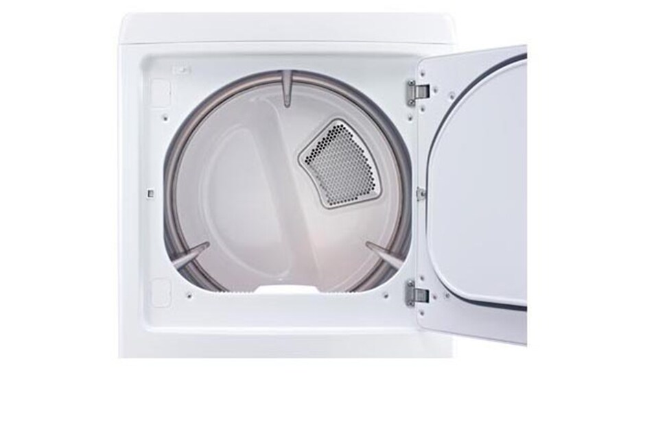 LG Secadora de Gas de carga frontal con capacidad ultra amplia de 7,3 pies cúbicos (20kgs) y con diseño de control delantero distintivo y moderno, DLG1002W