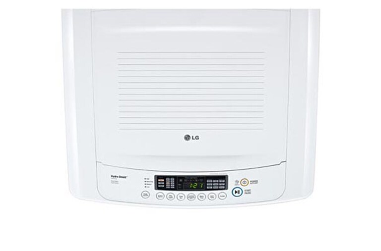 LG Secadora de Gas de carga frontal con capacidad ultra amplia de 7,3 pies cúbicos (20kgs) y con diseño de control delantero distintivo y moderno, DLG1002W