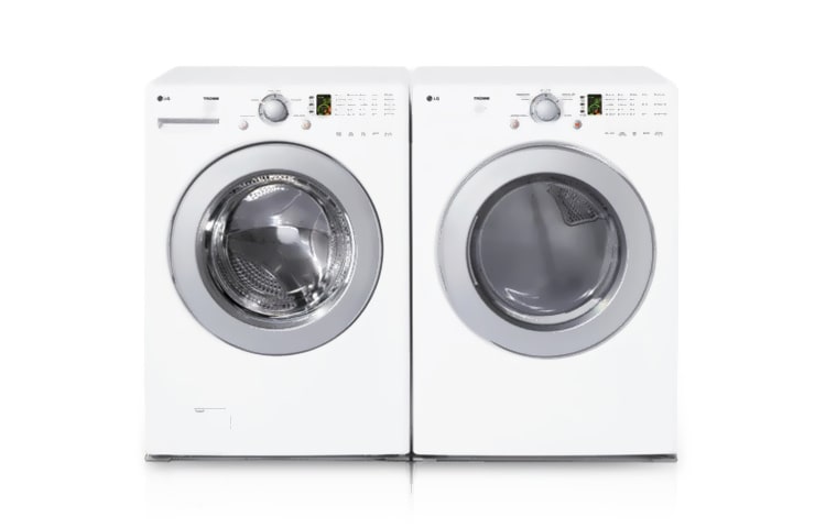 Front view of 12Kg de capacidad, 5 opciones de temperatura y sensores de humedad. TD-V12240G