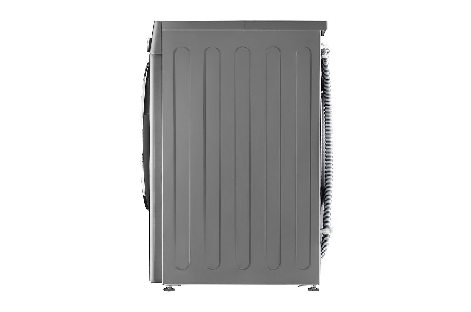 LG 12/7kg Lavasecadora Carga Frontal con Vapor, AI Direct Drive Inverter & Smart ThinQ (Wi-Fi), Color Acero, WD12VVC3S6C