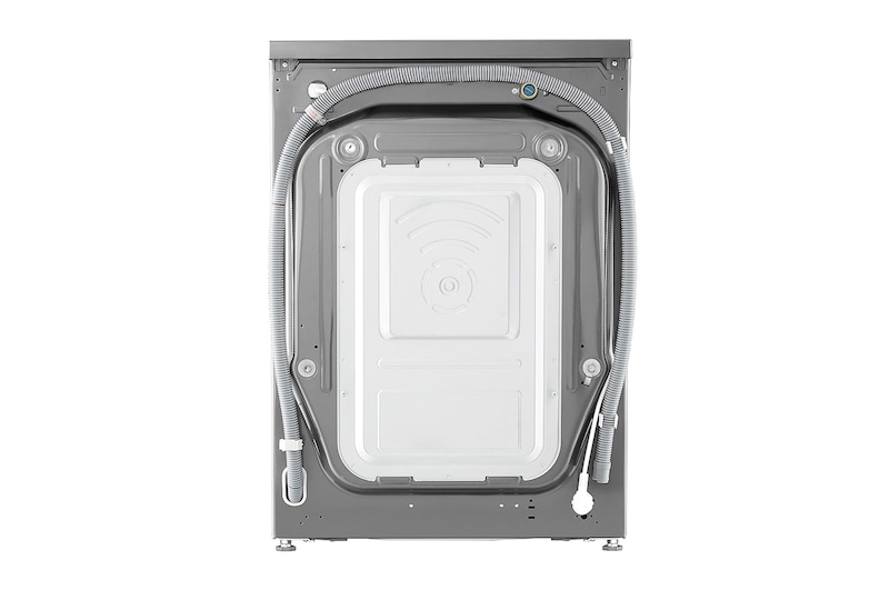 LG 12/7kg Lavasecadora Carga Frontal con Vapor, AI Direct Drive Inverter & Smart ThinQ (Wi-Fi), Color Acero, WD12VVC3S6C