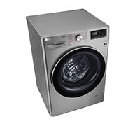 LG 12/7kg Lavasecadora Carga Frontal con Vapor, AI Direct Drive Inverter & Smart ThinQ (Wi-Fi), Color Acero, WD12VVC3S6C