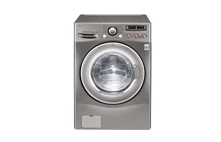 LG Lavadora/Secadora 14kg/31Lbs 6Motion, Inverter Direct Drive, Smart Diagnosis, Ahorro de Agua, Color Stone Silver (Noblige), WD1357RD