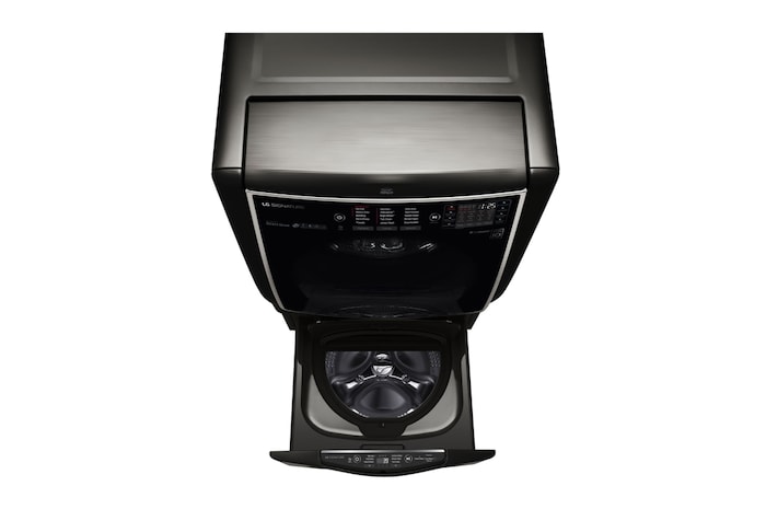 LG TWINWash Mini ™ LG SIGNATURE |1.0 pᶟ |3D Motion| Acero Inoxidable Negro| Smart Diagnosis, WD205CK