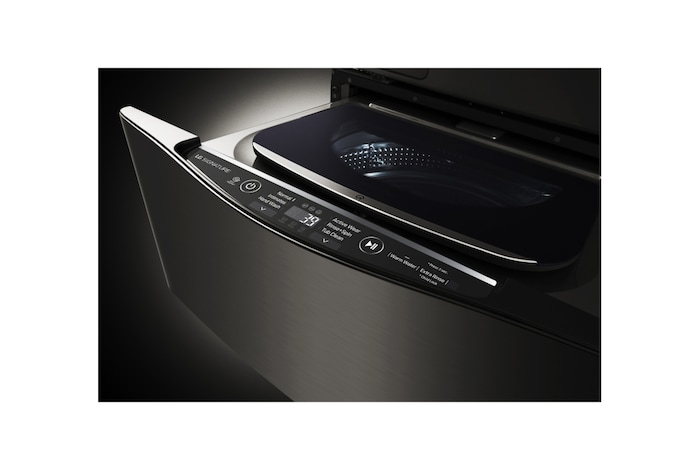 LG TWINWash Mini ™ LG SIGNATURE |1.0 pᶟ |3D Motion| Acero Inoxidable Negro| Smart Diagnosis, WD205CK