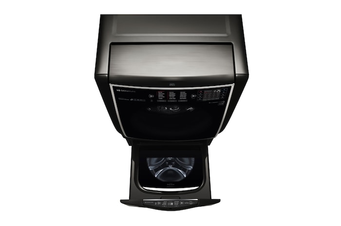 LG TWINWash Mini ™ LG SIGNATURE |1.0 pᶟ |3D Motion| Acero Inoxidable Negro| Smart Diagnosis, WD205CK