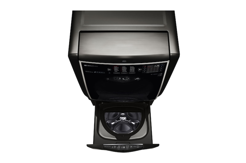 LG TWINWash Mini ™ LG SIGNATURE |1.0 pᶟ |3D Motion| Acero Inoxidable Negro| Smart Diagnosis, WD205CK