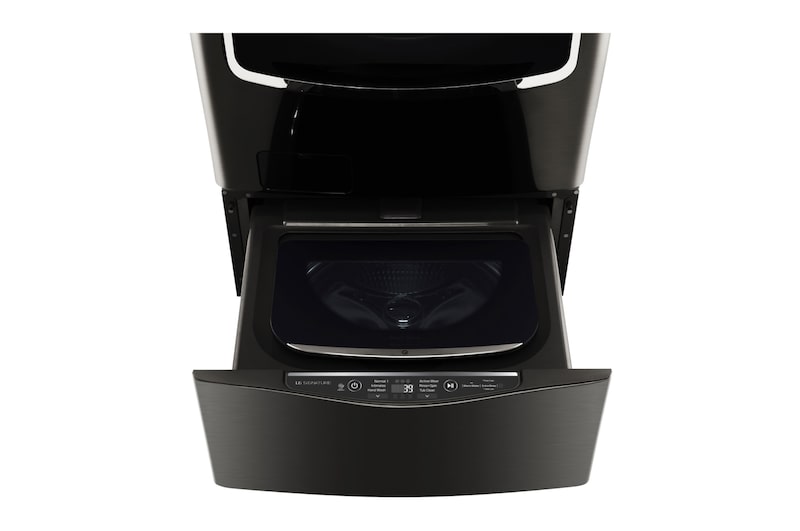 LG TWINWash Mini ™ LG SIGNATURE |1.0 pᶟ |3D Motion| Acero Inoxidable Negro| Smart Diagnosis, WD205CK