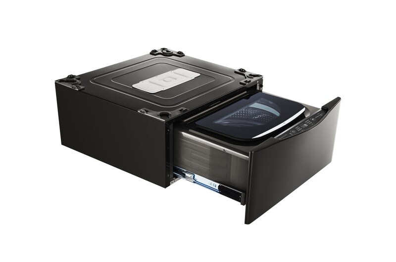 LG TWINWash Mini ™ LG SIGNATURE |1.0 pᶟ |3D Motion| Acero Inoxidable Negro| Smart Diagnosis, WD205CK