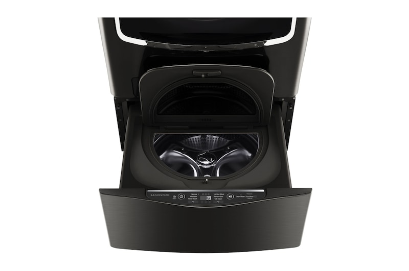 LG TWINWash Mini ™ LG SIGNATURE |1.0 pᶟ |3D Motion| Acero Inoxidable Negro| Smart Diagnosis, WD205CK