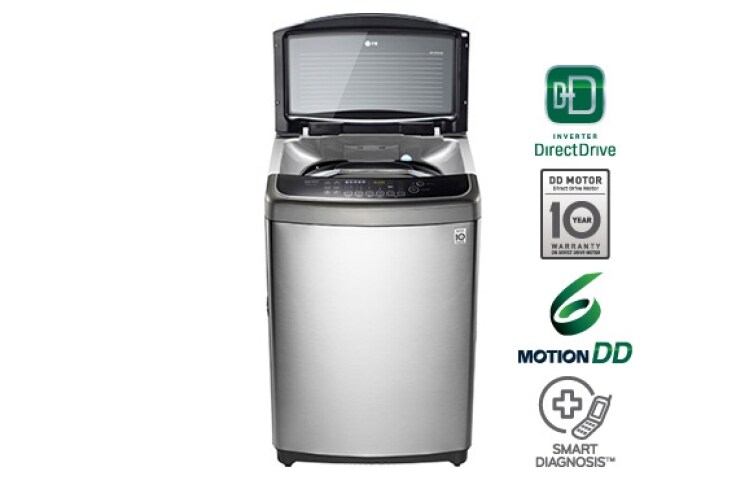 LG LAVADORA LG 6 MOTION DD™ CARGA SUPERIOR / 14 KG, WFS1439EPD