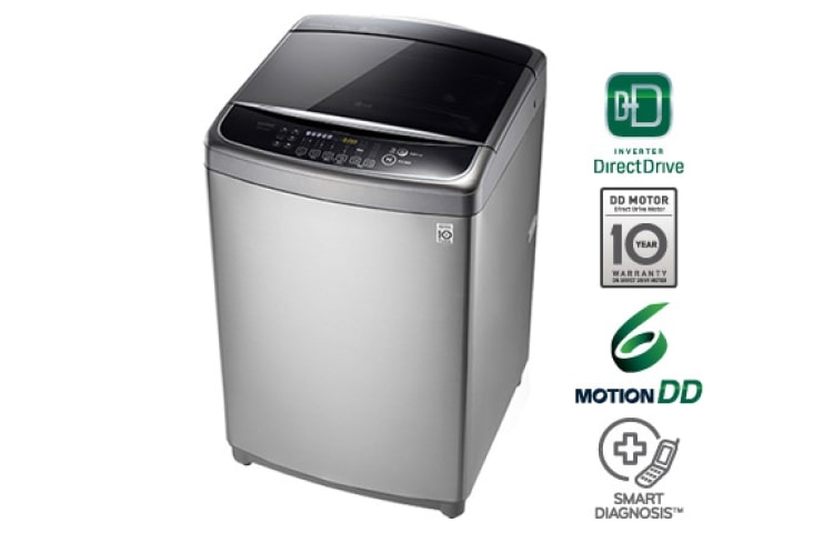 LG LAVADORA LG 6 MOTION DD™ CARGA SUPERIOR / 14 KG, WFS1439EPD