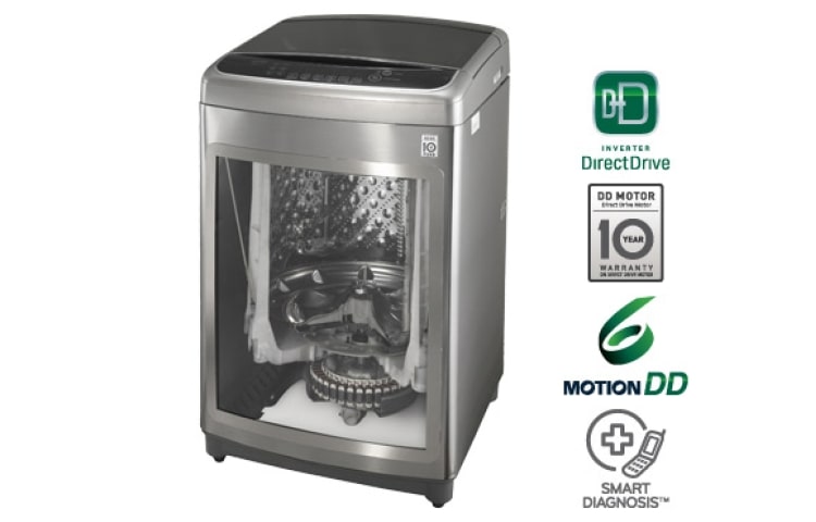 LG LAVADORA LG 6 MOTION DD™ CARGA SUPERIOR / 14 KG, WFS1439EPD