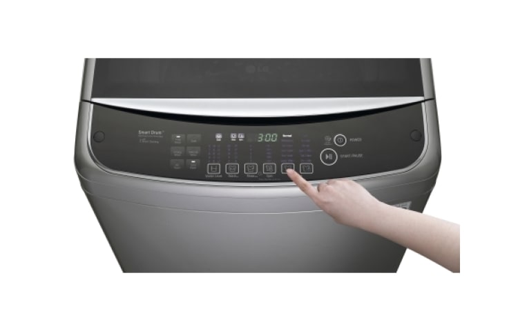 LG Lavadora LG 6Motion DD, Carga Superior, 19kg, color Tipo Acero, WFS1939NHD