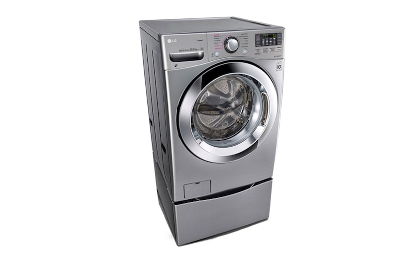 LG Lavadora Direct Drive Inverter de Carga Frontal, Capacidad 20 kgs, 6 Motion DD, TurboWash™, color acero, WM20VVS6