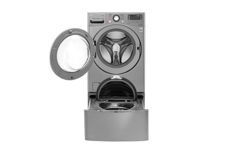 LG Lavadora Direct Drive Inverter de Carga Frontal, Capacidad 20 kgs, 6 Motion DD, TurboWash™, color plateado, WM22VVS6