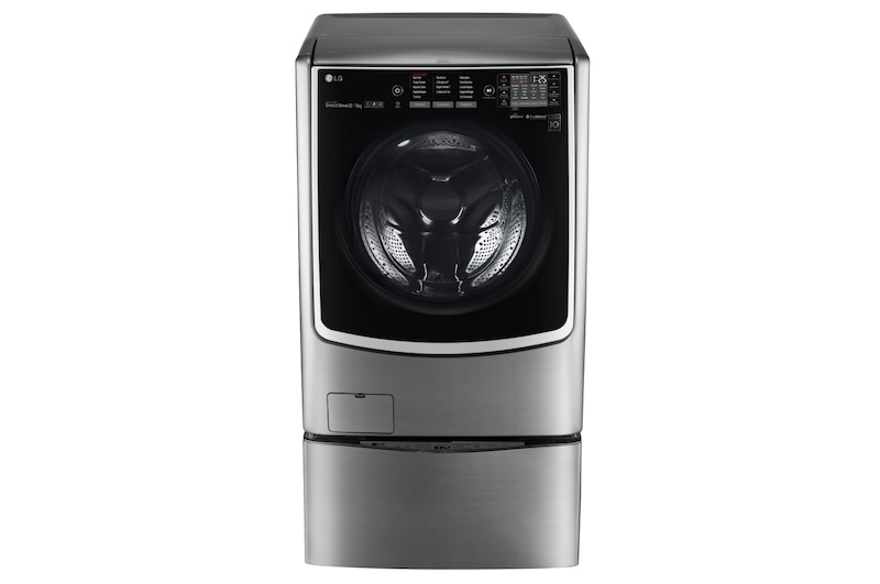LG 22kg Lavadora Carga Frontal con Direct Drive Inverter & Smart ThinQ (Wi-Fi) Color Acero, WM5000HVA