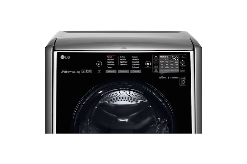 LG 22kg Lavadora Carga Frontal con Direct Drive Inverter & Smart ThinQ (Wi-Fi) Color Acero, WM5000HVA