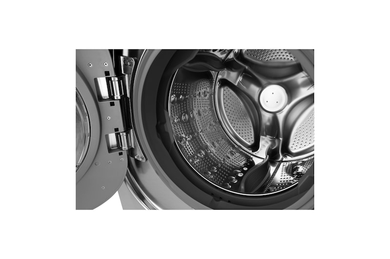 LG 22kg Lavadora Carga Frontal con Direct Drive Inverter & Smart ThinQ (Wi-Fi) Color Acero, WM5000HVA