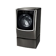 LG 5.8 pᶟ |Direct Drive | Inverter | Acero Inoxidable Negro | ThinQ™, WM9500HKA