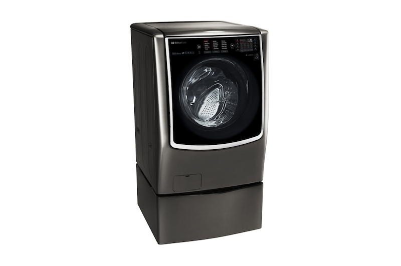 LG 5.8 pᶟ |Direct Drive | Inverter | Acero Inoxidable Negro | ThinQ™, WM9500HKA