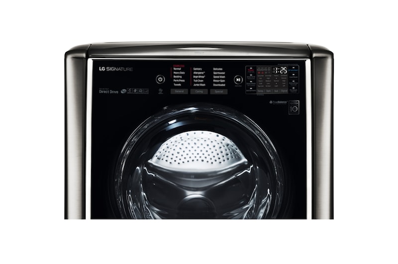 LG 5.8 pᶟ |Direct Drive | Inverter | Acero Inoxidable Negro | ThinQ™, WM9500HKA