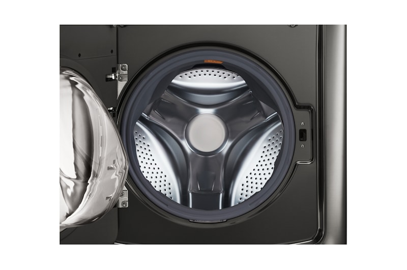 LG 5.8 pᶟ |Direct Drive | Inverter | Acero Inoxidable Negro | ThinQ™, WM9500HKA
