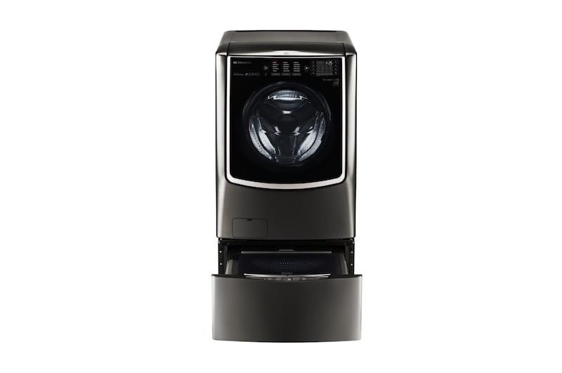 LG 5.8 pᶟ |Direct Drive | Inverter | Acero Inoxidable Negro | ThinQ™, WM9500HKA