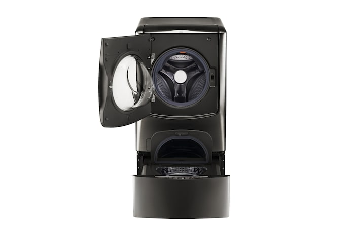 LG 5.8 pᶟ |Direct Drive | Inverter | Acero Inoxidable Negro | ThinQ™, WM9500HKA