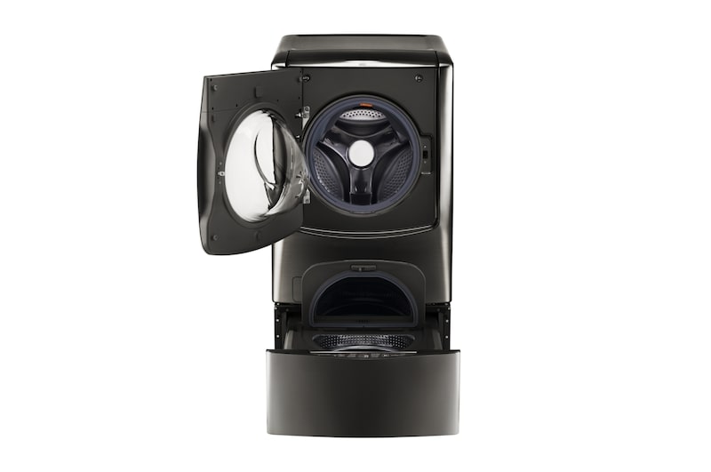 LG 5.8 pᶟ |Direct Drive | Inverter | Acero Inoxidable Negro | ThinQ™, WM9500HKA