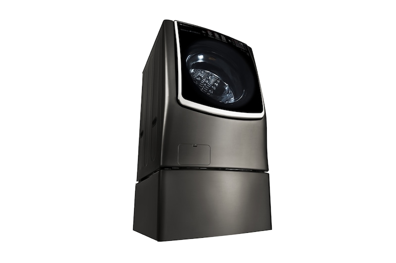 LG 5.8 pᶟ |Direct Drive | Inverter | Acero Inoxidable Negro | ThinQ™, WM9500HKA