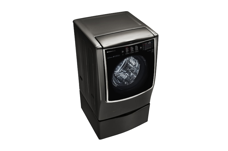 LG 5.8 pᶟ |Direct Drive | Inverter | Acero Inoxidable Negro | ThinQ™, WM9500HKA