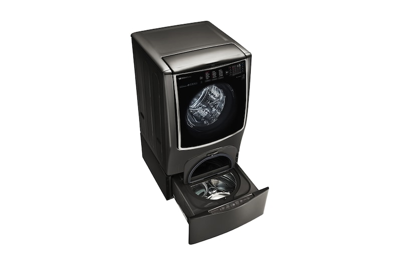 LG 5.8 pᶟ |Direct Drive | Inverter | Acero Inoxidable Negro | ThinQ™, WM9500HKA
