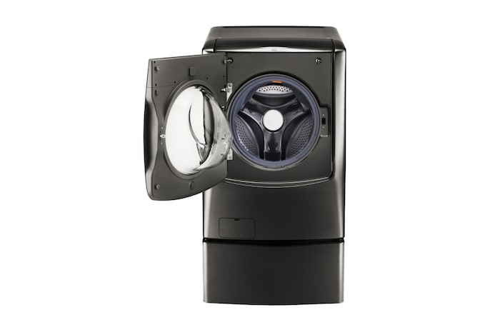 LG 5.8 pᶟ |Direct Drive | Inverter | Acero Inoxidable Negro | ThinQ™, WM9500HKA