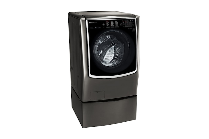 LG 5.8 pᶟ |Direct Drive | Inverter | Acero Inoxidable Negro | ThinQ™, WM9500HKA