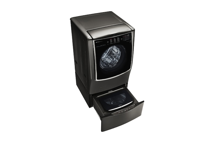 LG 5.8 pᶟ |Direct Drive | Inverter | Acero Inoxidable Negro | ThinQ™, WM9500HKA