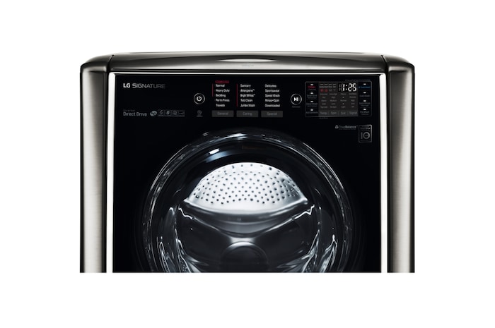 LG 5.8 pᶟ |Direct Drive | Inverter | Acero Inoxidable Negro | ThinQ™, WM9500HKA